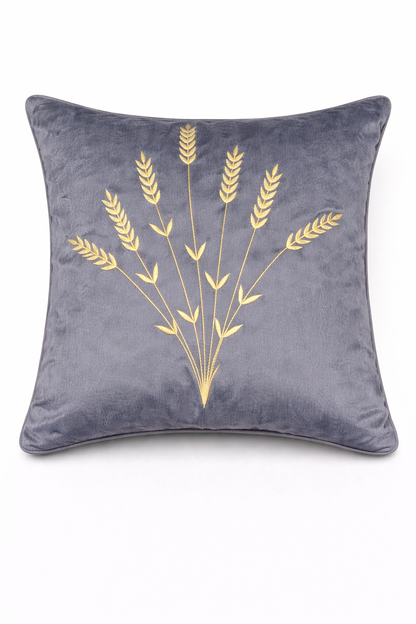 Elegant Botanical Embroidered Cushion Cover – 5 Pcs Set (16×16 Inches)