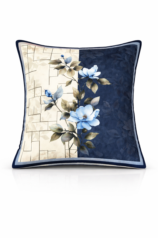 Elegant Floral Printed Cushion Cover – 5 Pcs Set (16×16 Inches)