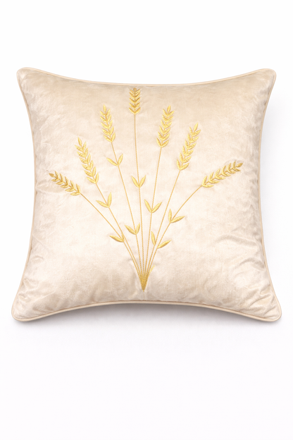 Elegant Botanical Embroidered Cushion Cover – 5 Pcs Set (16×16 Inches)