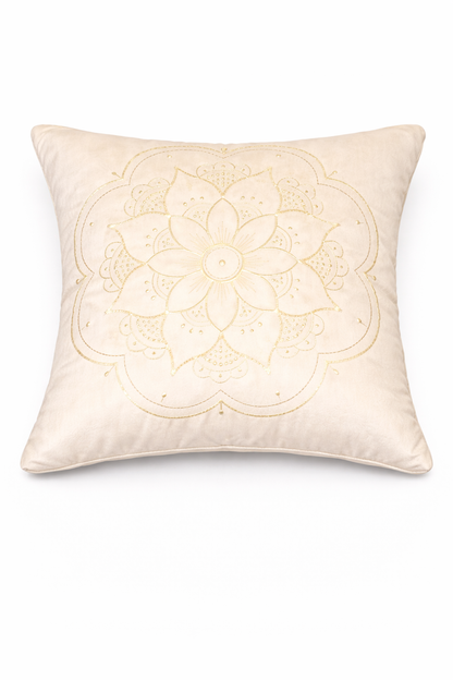 Luxury Mandala Embroidered Cushion Cover – 5 Pcs Set (16×16 Inches)