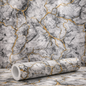 Luxury Grey Marble Vinyl Wallpaper