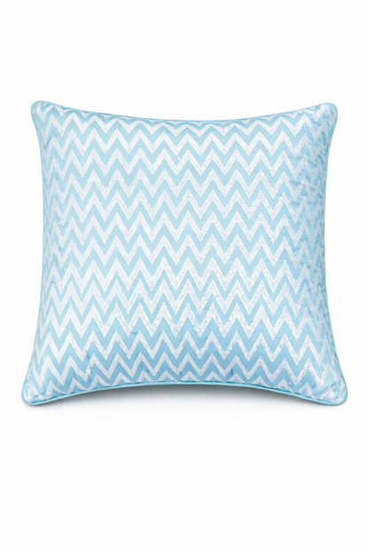 Soft Chevron Pattern Cushion Cover – 5 Pcs Set 16×16 Inches