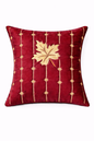Luxury Leaf Embroidered Cushion Cover – 5 Pcs Set (16×16 Inches)