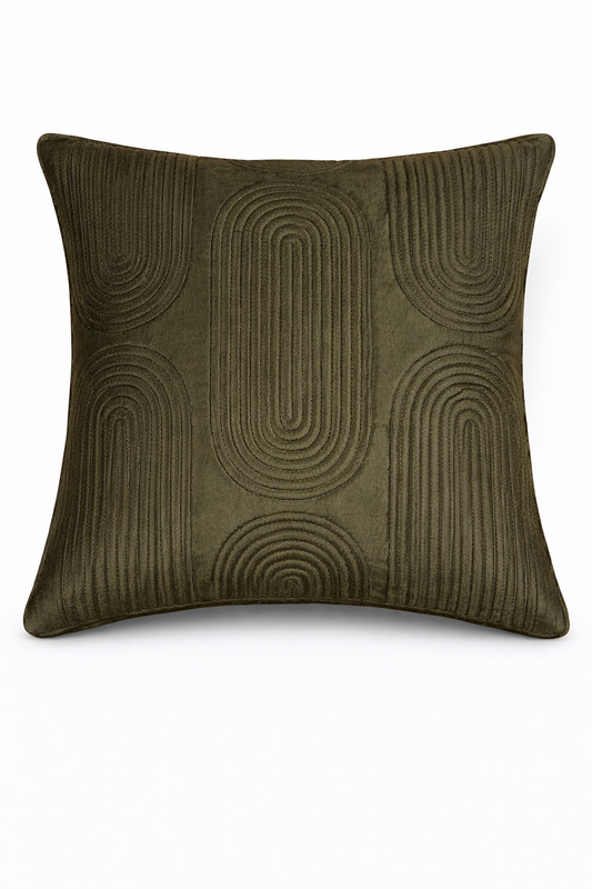 Luxury Textured Geometric Cushion Cover – 5 Pcs Set (16×16 Inches)