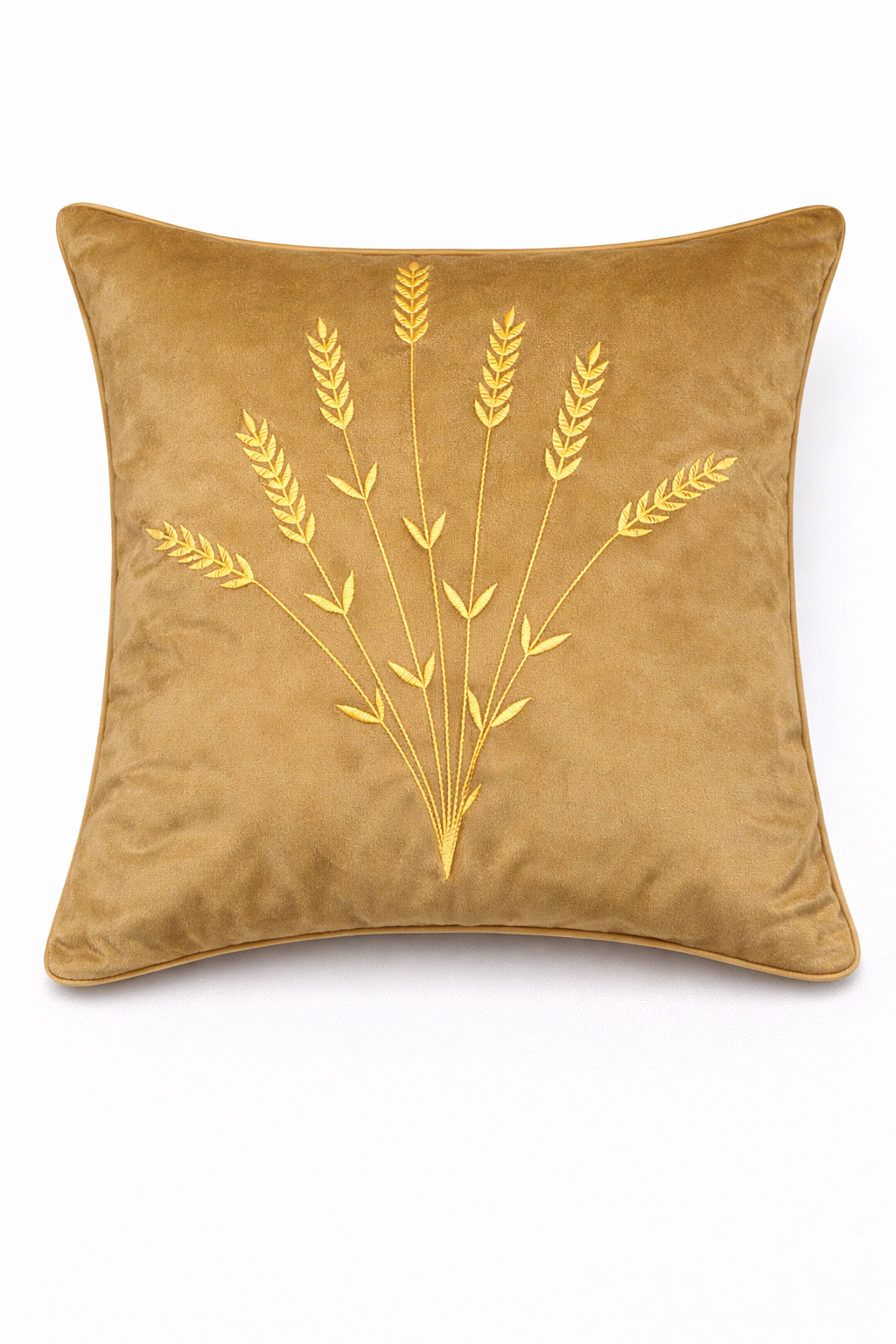 Elegant Botanical Embroidered Cushion Cover – 5 Pcs Set (16×16 Inches)