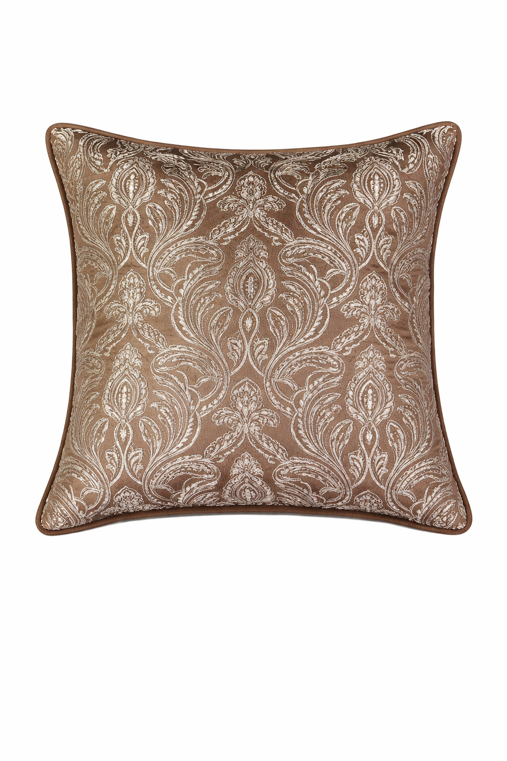 Elegant Damask Pattern Cushion Cover – 5 Pcs Set (16×16 Inches)