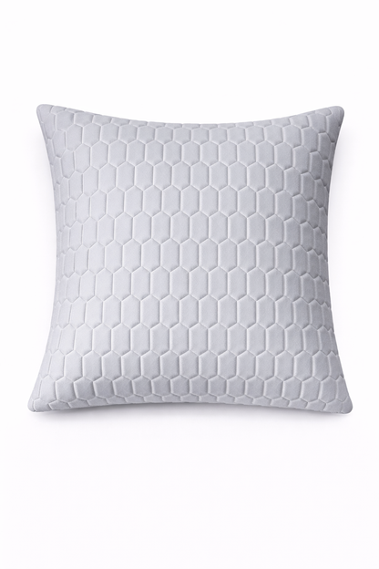 Luxury Quilted Hexagon Cushion Cover – 5 Pcs Set (16×16 Inches)