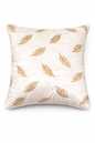 Elegant Leaf Motif Embroidered Cushion Cover – 5 Pcs Set (16×16 Inches)