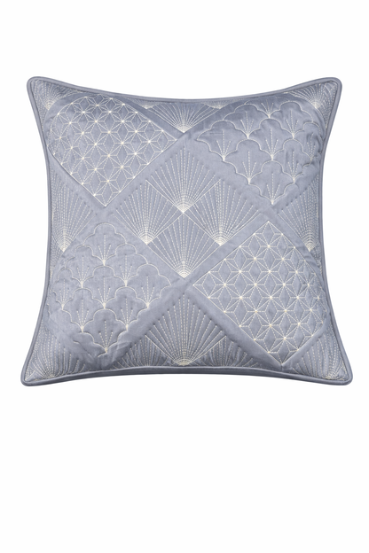 Luxury Geometric Embroidered Cushion Cover – 5 Pcs Set (16×16 Inches)