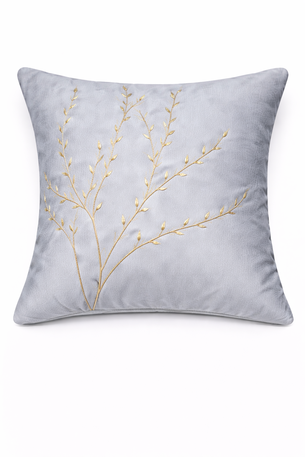 Elegant Botanical Embroidered Cushion Cover – 5 Pcs Set (16×16 Inches)