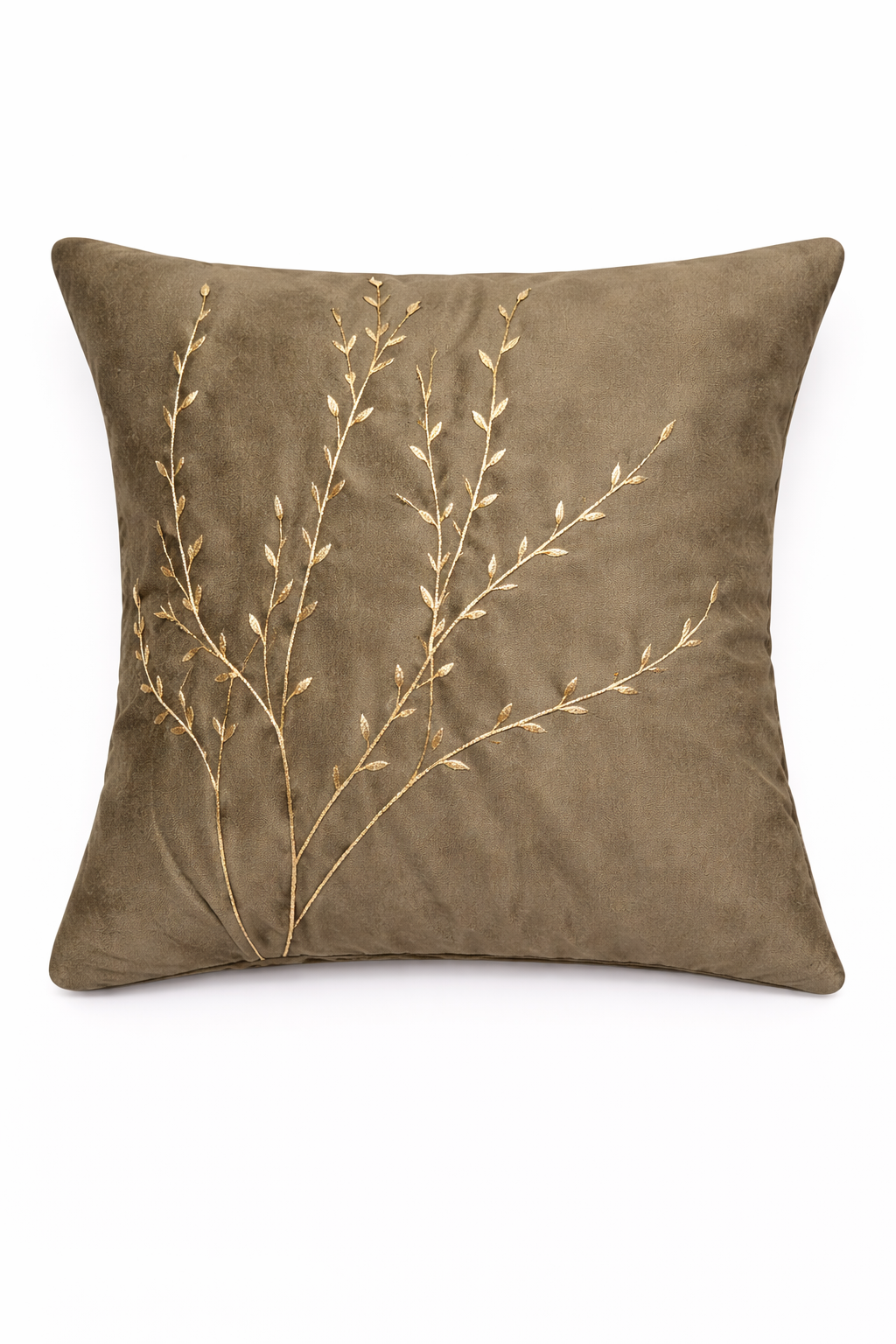 Elegant Botanical Embroidered Cushion Cover – 5 Pcs Set (16×16 Inches)