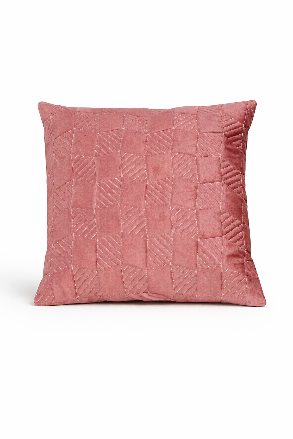Premium Textured Checkered Cushion Cover – 5 Pcs Set (16×16 Inches)