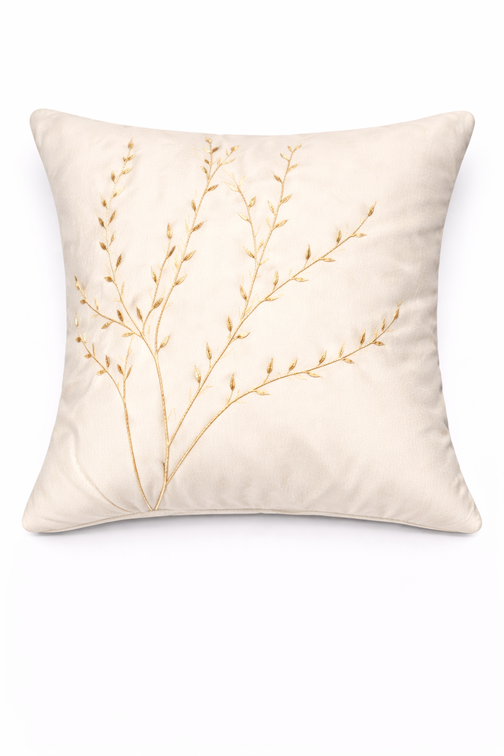 Elegant Botanical Embroidered Cushion Cover – 5 Pcs Set (16×16 Inches)